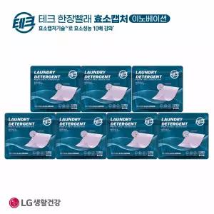 [테크][테크] [테크]한장빨래 효소캡처 라벤더 세탁세제 7팩