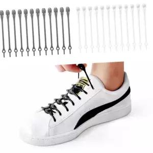 실리콘 운동화끈/ 묶지않는 신발용 신발끈고정 고무끈/ 아이신발 실리콘슈즈타이