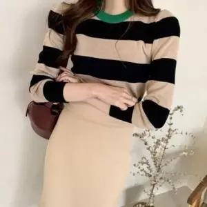 [의류] 스트라이프티 데일리티셔츠 줄무늬티셔츠코디 여자 줄무늬티셔츠단가라티