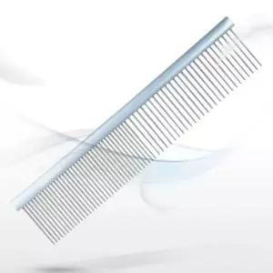 [반려] 강아지 듀얼 콤빗 1P 정전기 방지 빗질 엉킨털 페이스