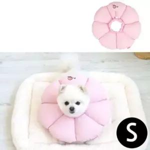 [반려] S 핑크 애완용 넥카라 꿀잠카라 패리스독