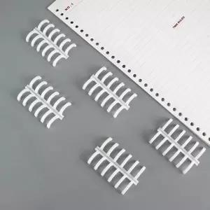 스프링 바인더 셀프 루즈링 제본 화이트 6공