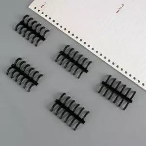 셀프 스프링 바인더 블랙 루즈링 제본 6공