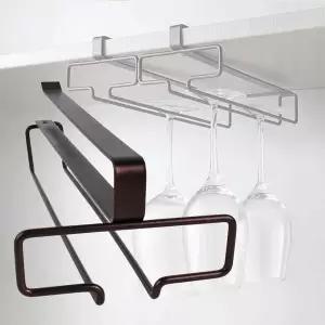 상부장 거치대 와인잔 걸이