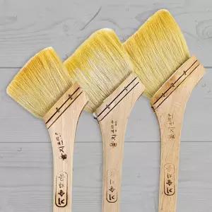 가구 리폼 페인트칠 납작 니스 붓 평붓x2개 페인트용붓 페인트붓 젯소