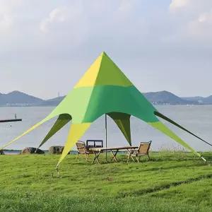 우중캠핑타프 특대형 텐트 자외선차단 야외 백패킹 자동차