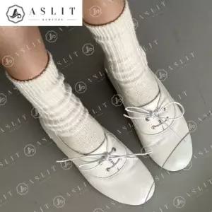 [애슬릿] 여성 플랫 로퍼 옥스포드 레이스업 둥근코 봄 발 편한