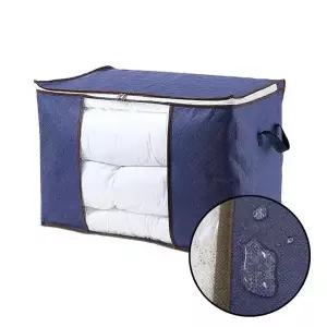 [골드스마일]가로형남색 투명창 의류정리함