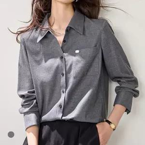 클라셰 시티그레이루즈블라우스_B6S0136