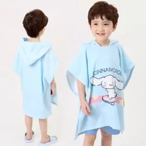 [꼬마스타]산리오 시나모롤 아동 후드 판쵸-블루