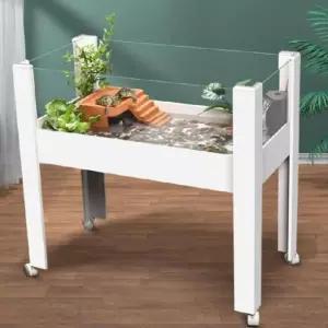 대형 반수생 수조 PVC 오픈형 사육장 파충류 거북이 일체형