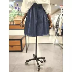 [스테파니] 세이브존01 스티치 5부 데님 바지 A25DM5220_P396086943