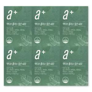 뉴트리모어 액티브 플러스 엽산 400 500mg X 30정 6박스 활성 엽산 임산부 수유부 산모 임신 준비 영양제