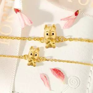 [뽀르띠] 순금 24K 1.875g 말띠 당근말 체인 돌팔찌