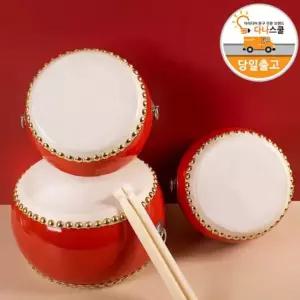 다나스쿨 소가죽 난타북 판소리 리듬 드럼 손북 17cm 초등학생북 작은북 전통악기