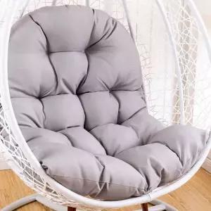등나무 그네의자 쿠션 안락 의자 정원 원형 카페 안락의자 코튼 그네 스윙 흔들 화이트