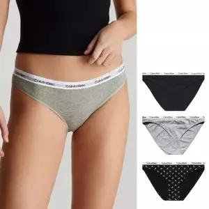 캘빈클라인 여성 캐러셀 비키니 팬티 3칼라 세트 미니로고 믹스
