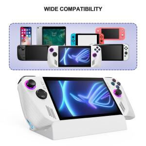 휴대용 호환 미끄럼 방지 충격 데스크탑 거치대 게임 콘솔 브래킷 ASUS 로그 앨리 스팀 데크 NS 스위치 스