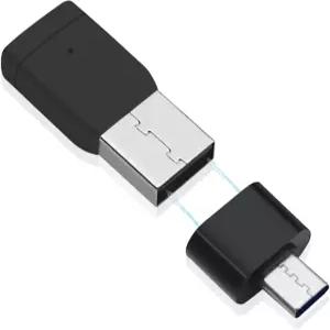 SWTNVIN 유선 무선 미니 카플레이 및 안드로이드 오토 컨버터 2-in-1 어댑터 동글 플러그 앤 플레이 빠른