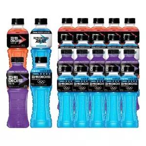 [셀러허브]파워에이드 600ml 4종 혼합 마운틴 퍼플 제로 스칼렛 총20개 (S18264798)