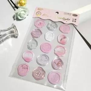 [셀러에이드]문구 씰링 왁스 스티커 장식 실링 데코 다이어리