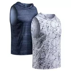 [하프클럽/테슬라]테슬라 언더레이어 남성 후드 민소매 2팩 TM-MTN05