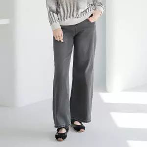 [마담4060]엄마옷 마담4060 히든밴딩와이드데님팬츠 중년여성 데일리 바지 -RPN2602037-