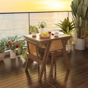 베란다테이블 부부테이블 의자 세트 안방 의트