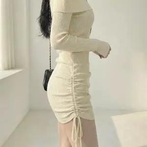 여자 파티룩 오프숄더 슬림 원피스