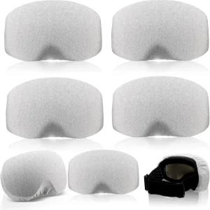 시바너 4피스 스키 스노보드 고글 커버 슬리브 극세사 보호 렌즈 스크래치 방진 여행용