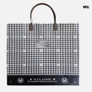 코팅 쇼핑백 중 10개입 비닐파우치 투명가방 화분가방