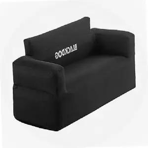 블랙독 의자 빈백 공기 2인용 쇼파 더블 베드 아웃도어 에어 캠핑용 야외