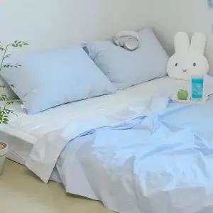 블루 듀라론 퀸 베개 솜별매 60수 겹이불 냉감