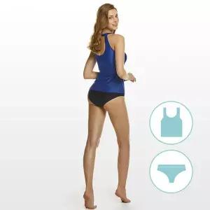 [하프클럽/테슬라]테슬라 홀터넥 투피스형 스윔수트 TM-FSE22_H