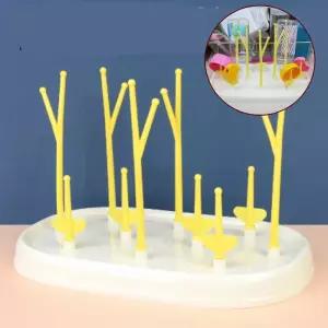 주방 물빠짐 플라스틱 젖병건조대 나뭇가지 컵걸이 보틀 거치대 싱크대 텀블러 식기 수납