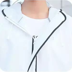 장마 잘 레인코트 캡가드 우의 찢어지지않는 예쁜라인