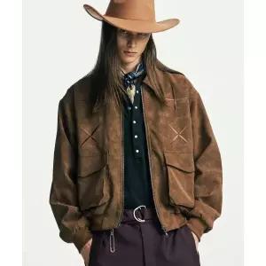 매장정품SSY 이스트 스타 스웨이드 블루종 브라운SSY25FWBS002106279