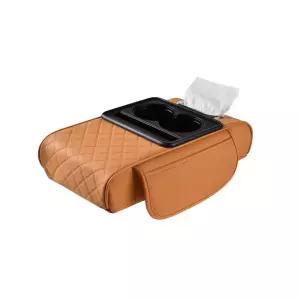 차량용 콘솔 팔걸이 커버 키높이 팔꿈치 쿠션 티슈 수납 컵홀더 매트