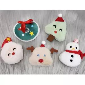 크리스마스 친구들 브로치 5종세트 (크리스마스캐릭터 뱃지)