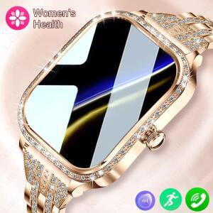 LIGE 스마트 워치 HD 디스플레이 심박수 스포츠 피트니스 IP68 방수 음성 통화 스마트워치, 여성용 선물, 1