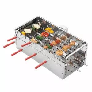 양꼬치그릴 자동 구이 기계 무선 회전 꼬치그릴 캠핑용 바베큐 제하기