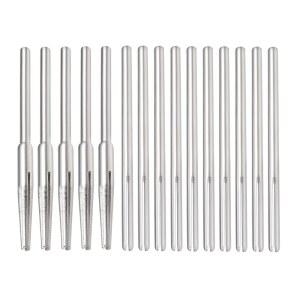 샌딩 디스크용 2 35mm 생크가 있는 분할 맨드릴 테이퍼 및 스트레이트 사포 홀더 15개