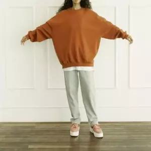 [의류] 9컬러 여자 오버핏 가오리핏맨투맨 맨투맨티셔츠 무지