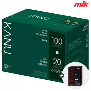 맥심 카누 디카페인 미니 120T+카누5T[다크/마일드/카페라떼/아메리카노/커피믹스/믹스