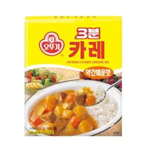 오뚜기 3분요리 카레 약간매운맛 200g