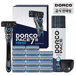 [도루코]도루코 페이스7투 기획세트 5호(면도기+ 날 총 15입+쉐이빙폼 250ml)