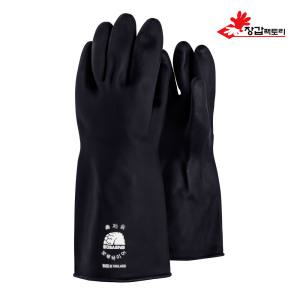 보생공업용 고무장갑 흑9호 1켤레 산업용 농업용 세차