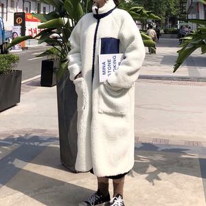 여성 뽀글이 양털 양면 롱 후리스 자켓 2컬러 T621