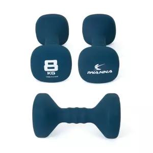 8kg (2개입 1세트) 네오프렌 사각아령 IW