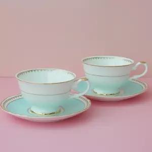 한국도자기 로얄 페일블루 커피잔세트 2(4)PCS